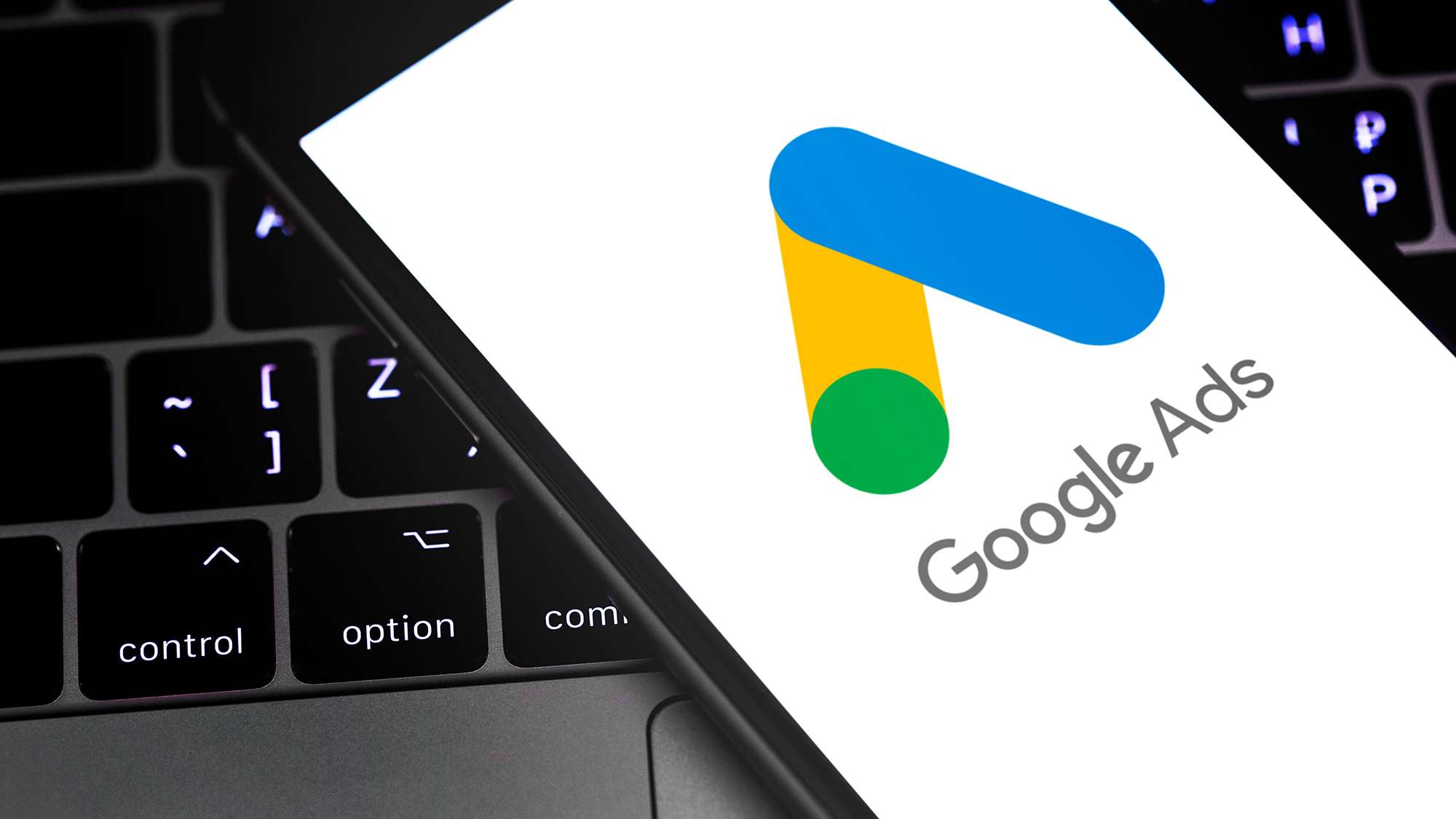 Google Ads AdWords app icon on smartphone screen close-up. Google is the biggest Internet search engine in the world. Moscow, Russia - May 20, 2018