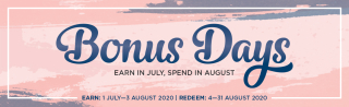 Bonus Days 2020 Bonus Days 2020