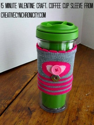 How to make a coffee cup sleeve from sock in under 15 minutes