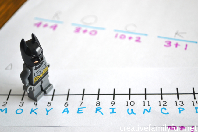 Some students love math — others not so much. Number Line Secret Code Math Activity Creative Family Fun