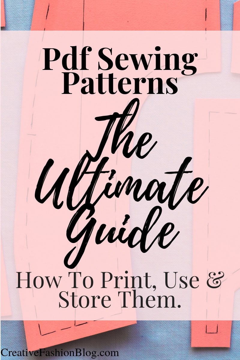 How Do Pdf Sewing Patterns Work? Creative Fashion Blog