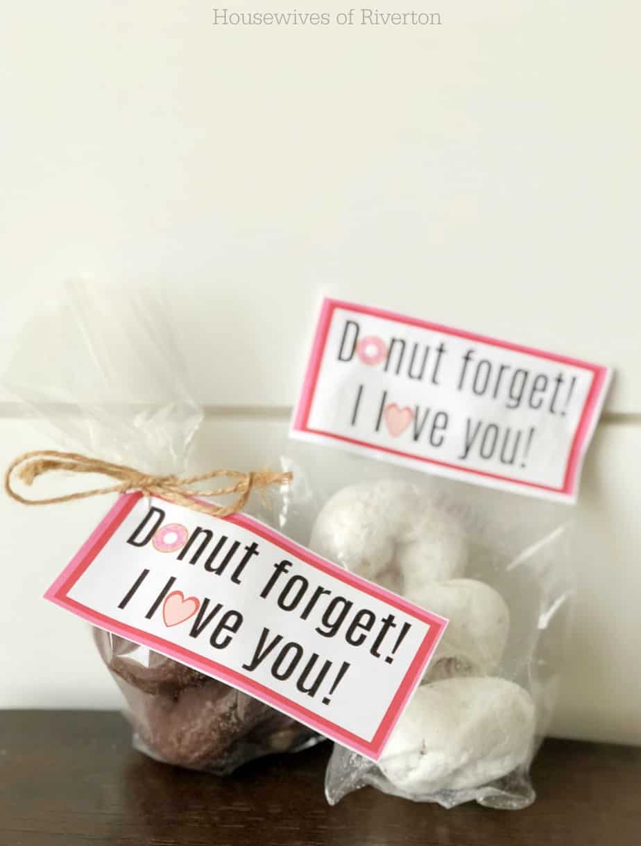 Donut Forget I Love You Valentine Free Printable - Creative Housewives