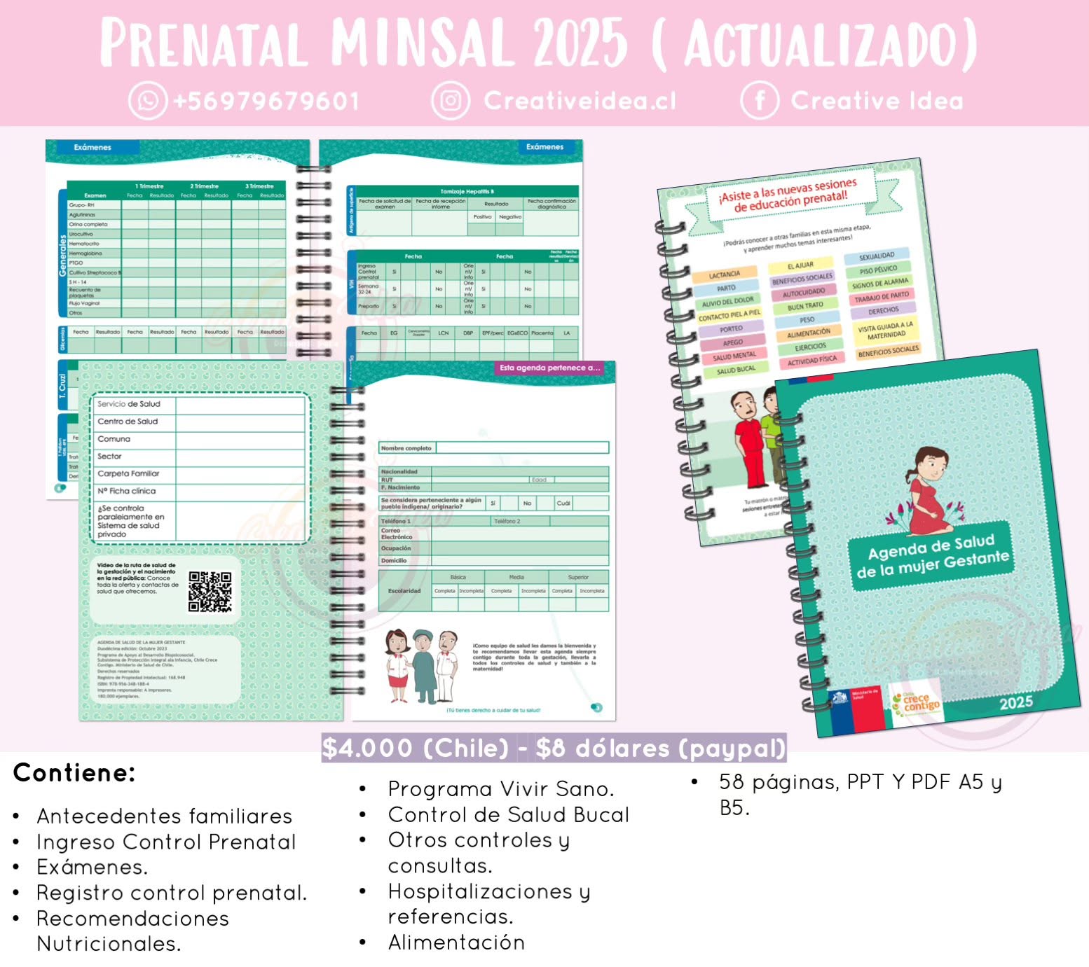Prenatal Minsal  2025 - Actualizado