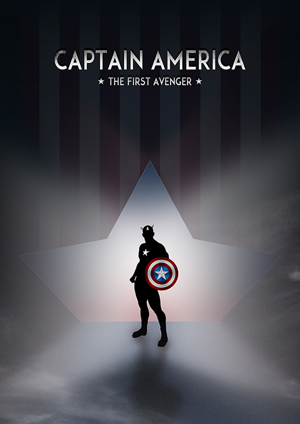 Captain America Poster Design