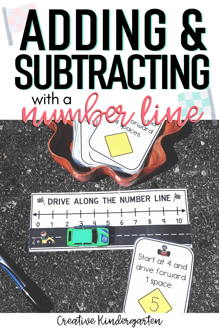 Adding and Subtracting with a Number Line - Creative Kindergarten