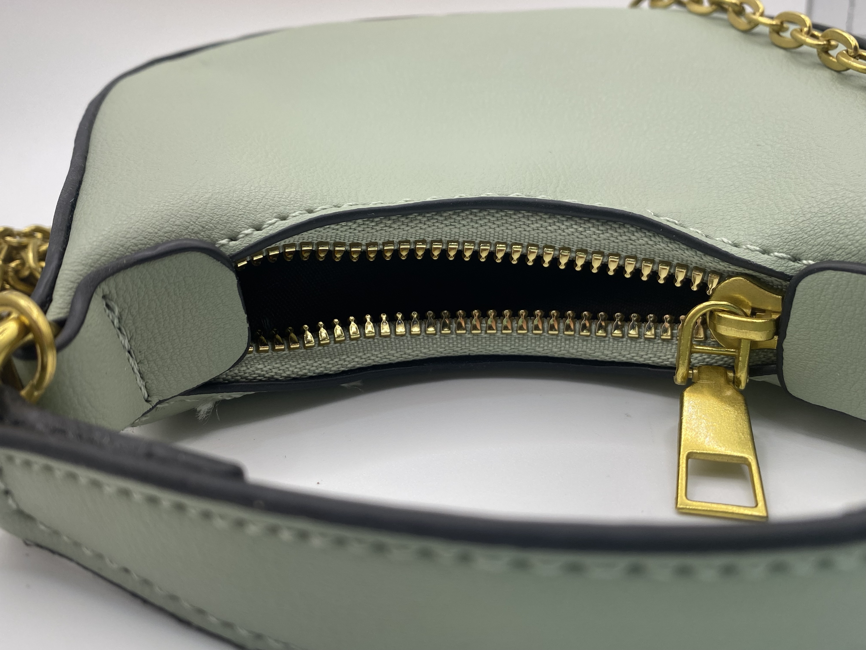 Vegan Leather Mini 'Hobo' Handbag