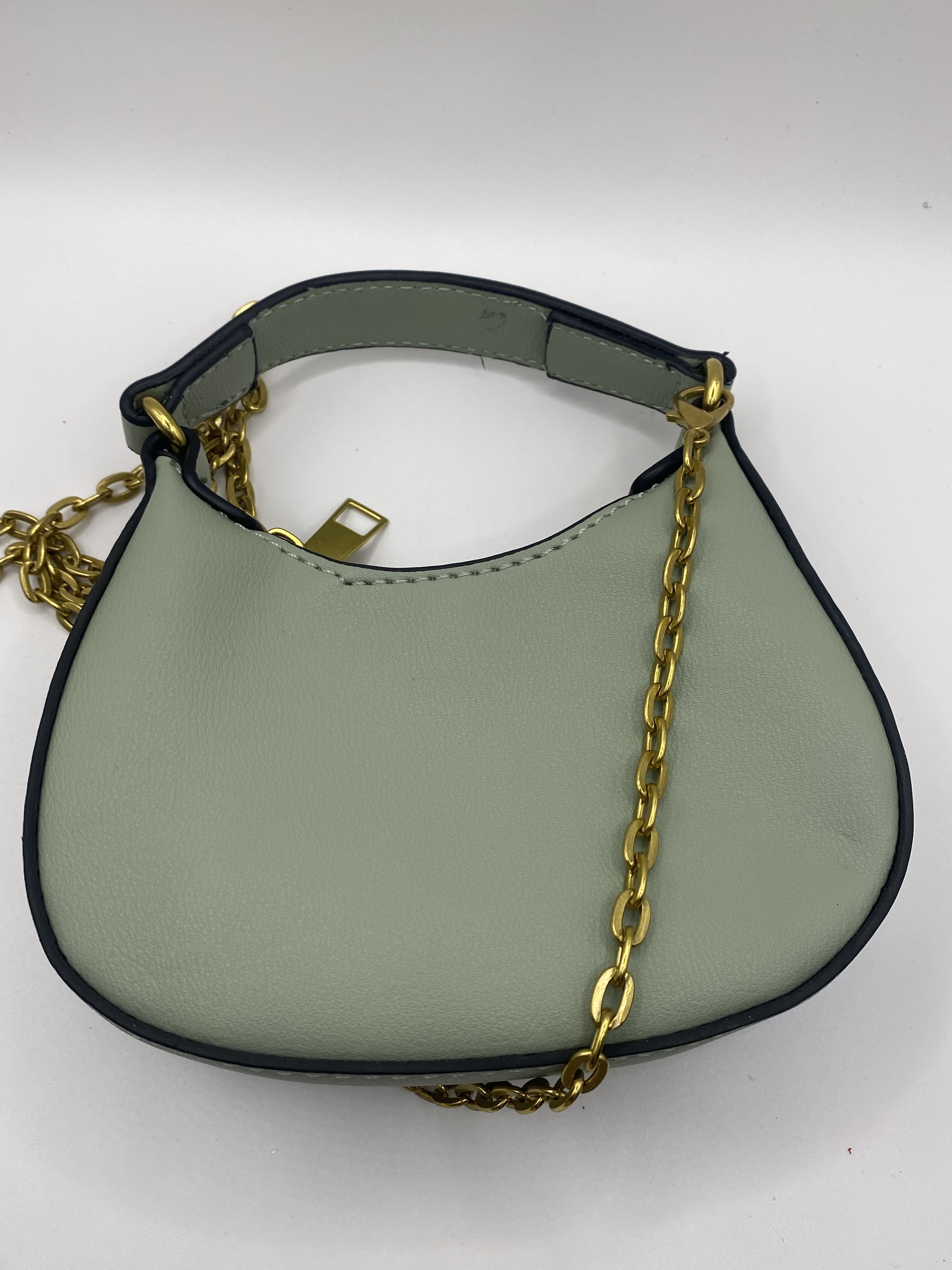 Vegan Leather Mini 'Hobo' Handbag