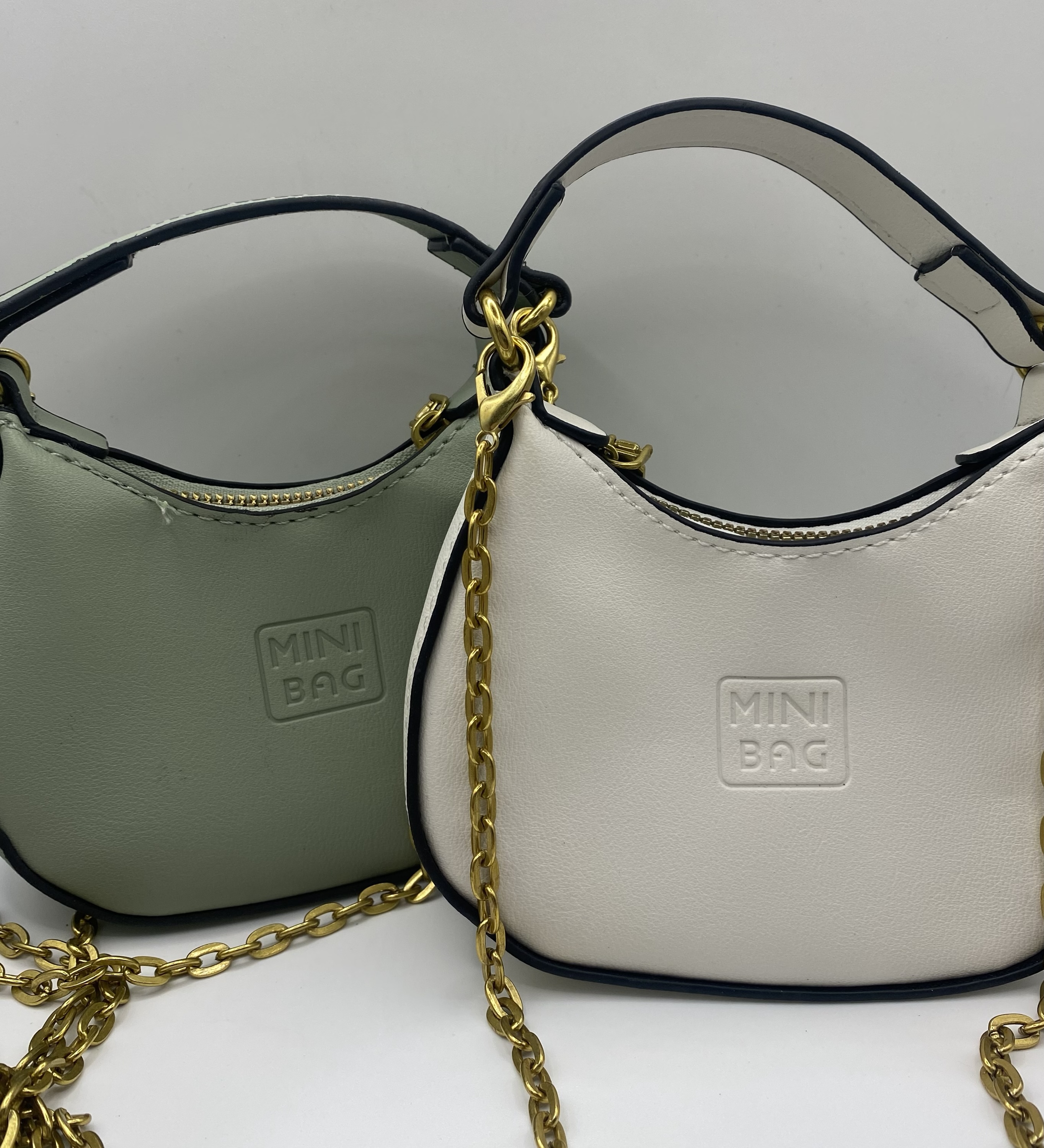 Vegan Leather Mini 'Hobo' Handbag