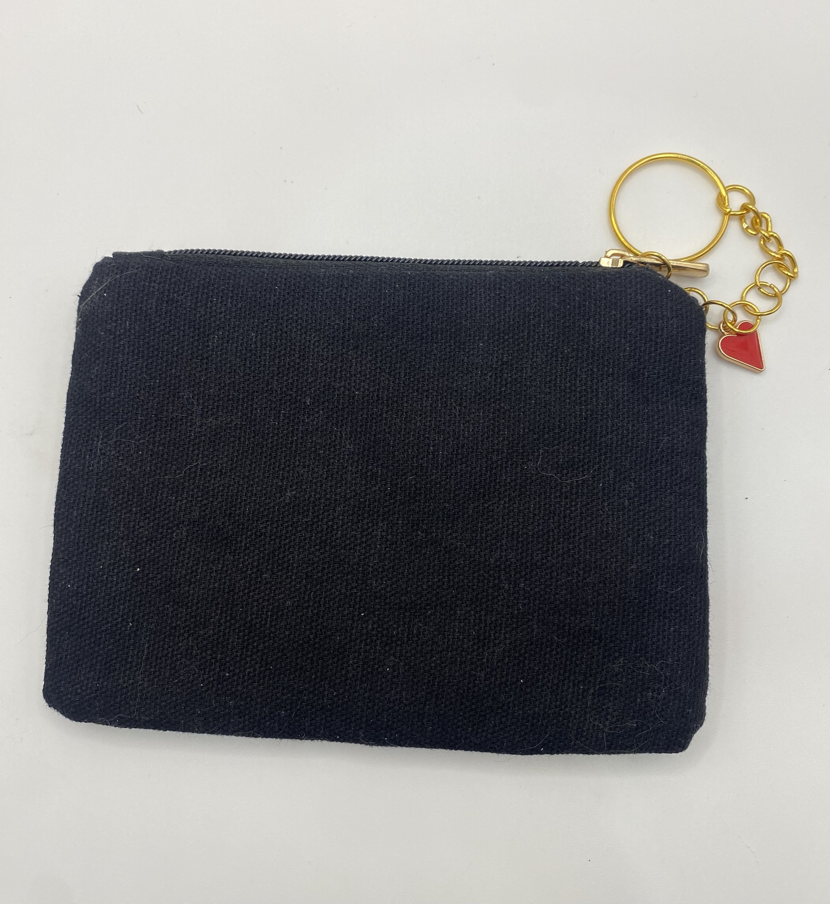 Queen of Hearts Beaded Coin Purse