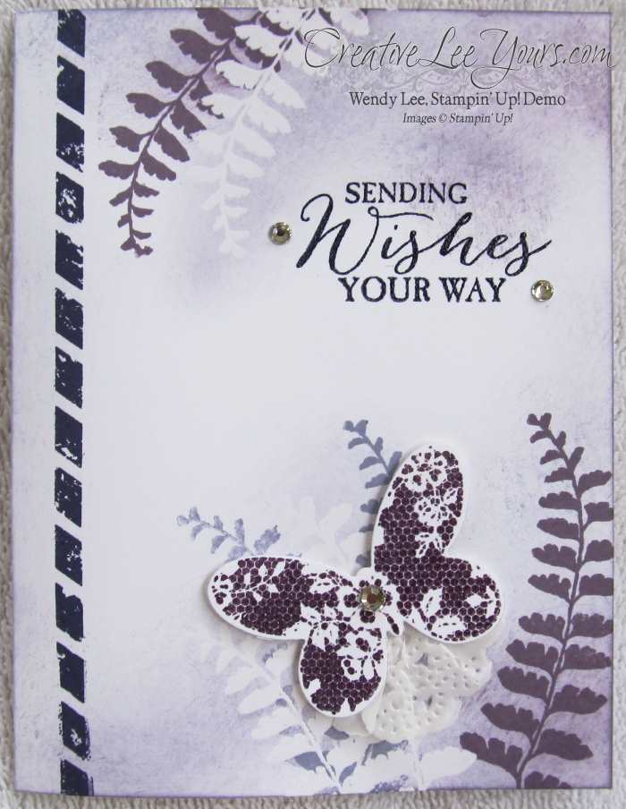 Embossed Butterfly Creativelee Yours