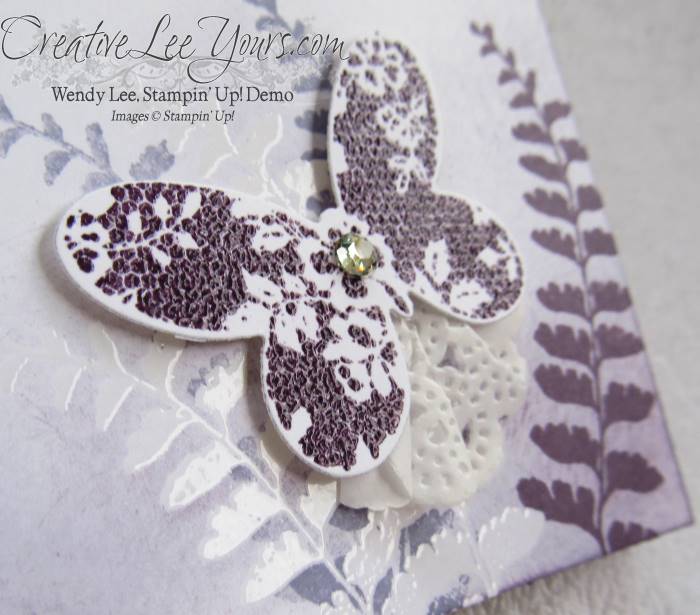 Embossed Butterfly Creativelee Yours