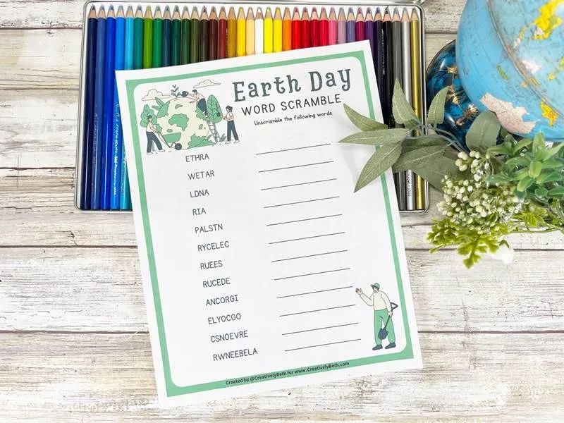 Earth Day Free Printables Prntbl Concejomunicipaldechinu Gov Co - Premium City Image - High Resolution