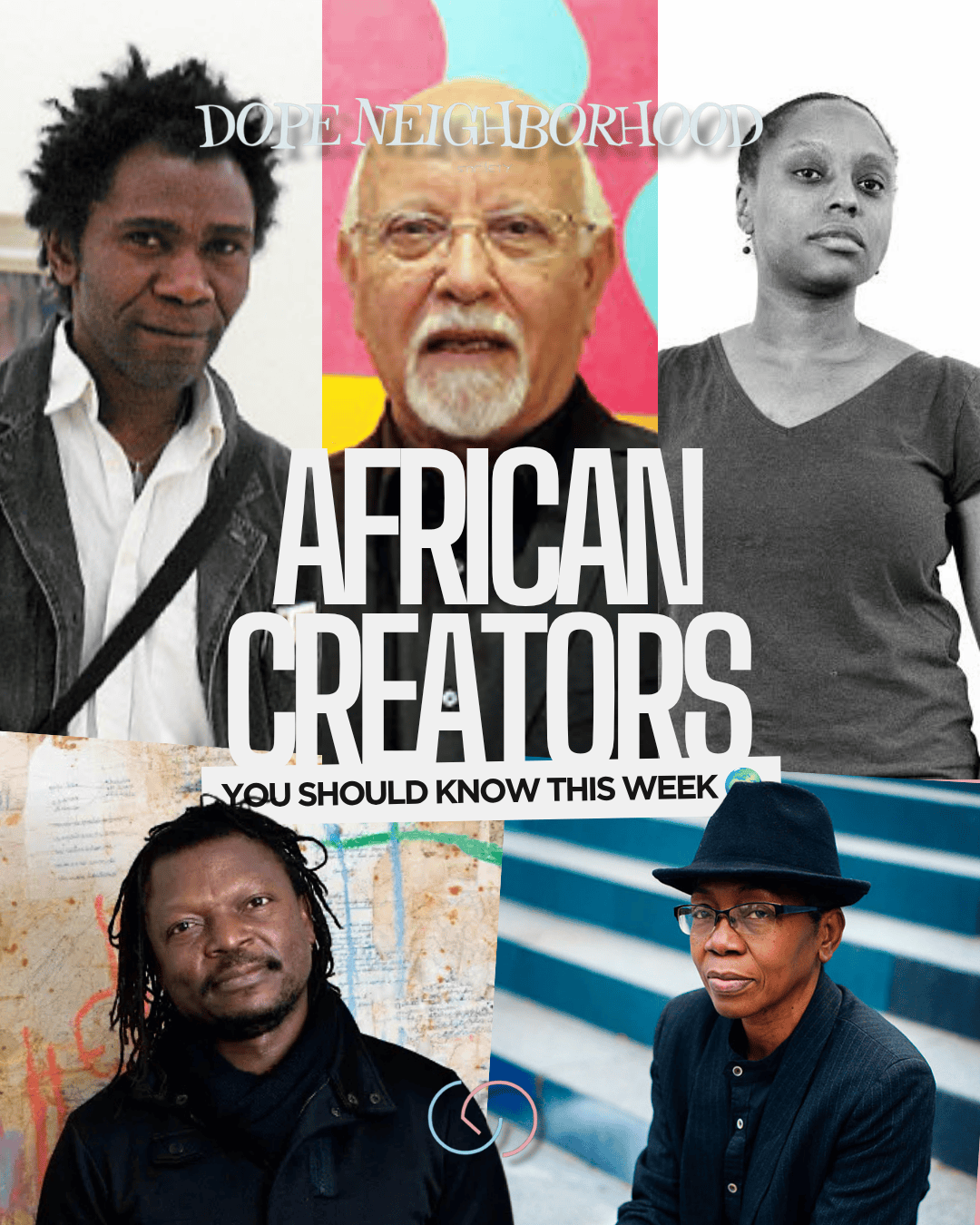 S1 | E22: Bili Bidjocka, Ato Malinda, Mohamed Melehi, Bill Kouélany, & Pascal Marthine Tayou.