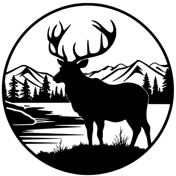 Elk outline