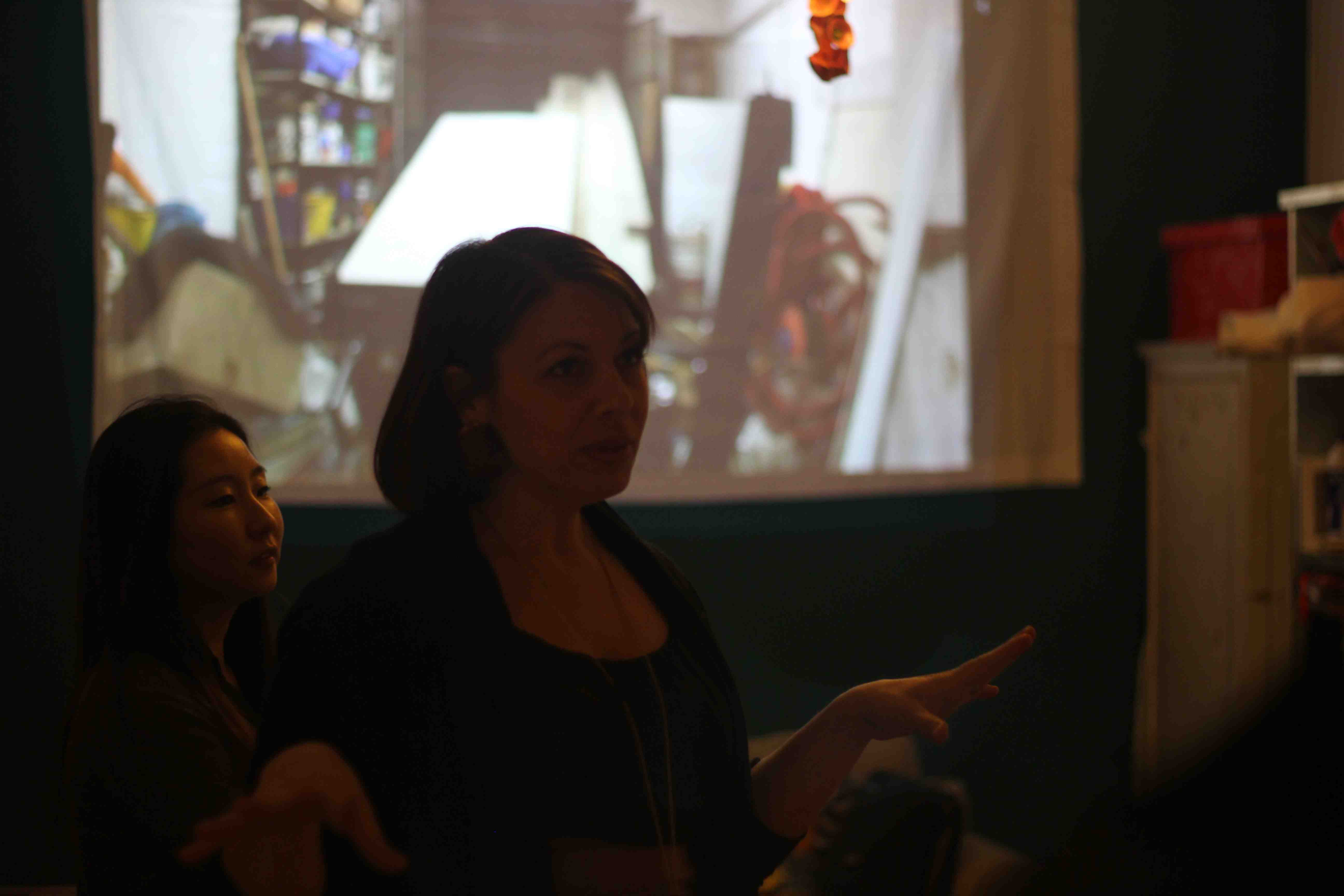 Sara Amrhein and Jiseo Kim Studio Visit