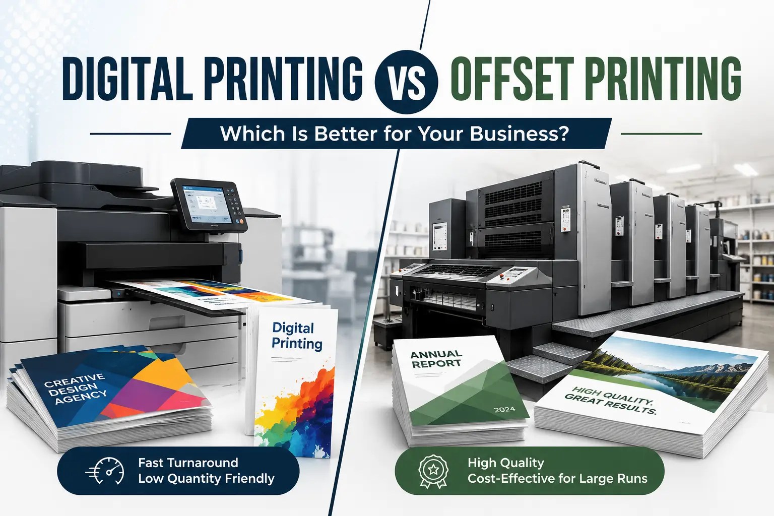 Digital Printing vs Offset Printing