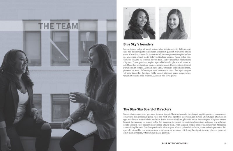 Indesign Template Of The Month Business Plan Creativepro Network