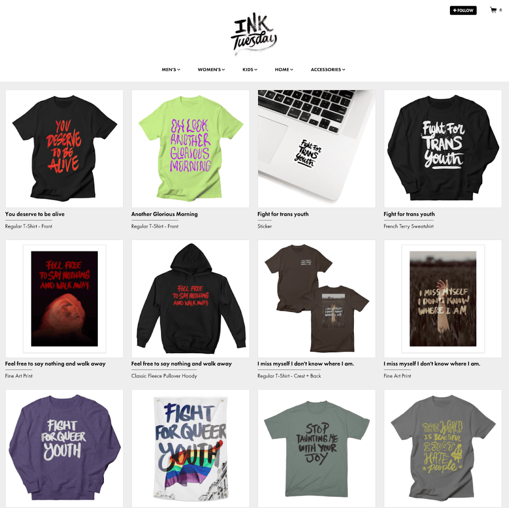 Homepage BEFORE