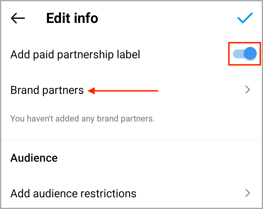 Brand partners