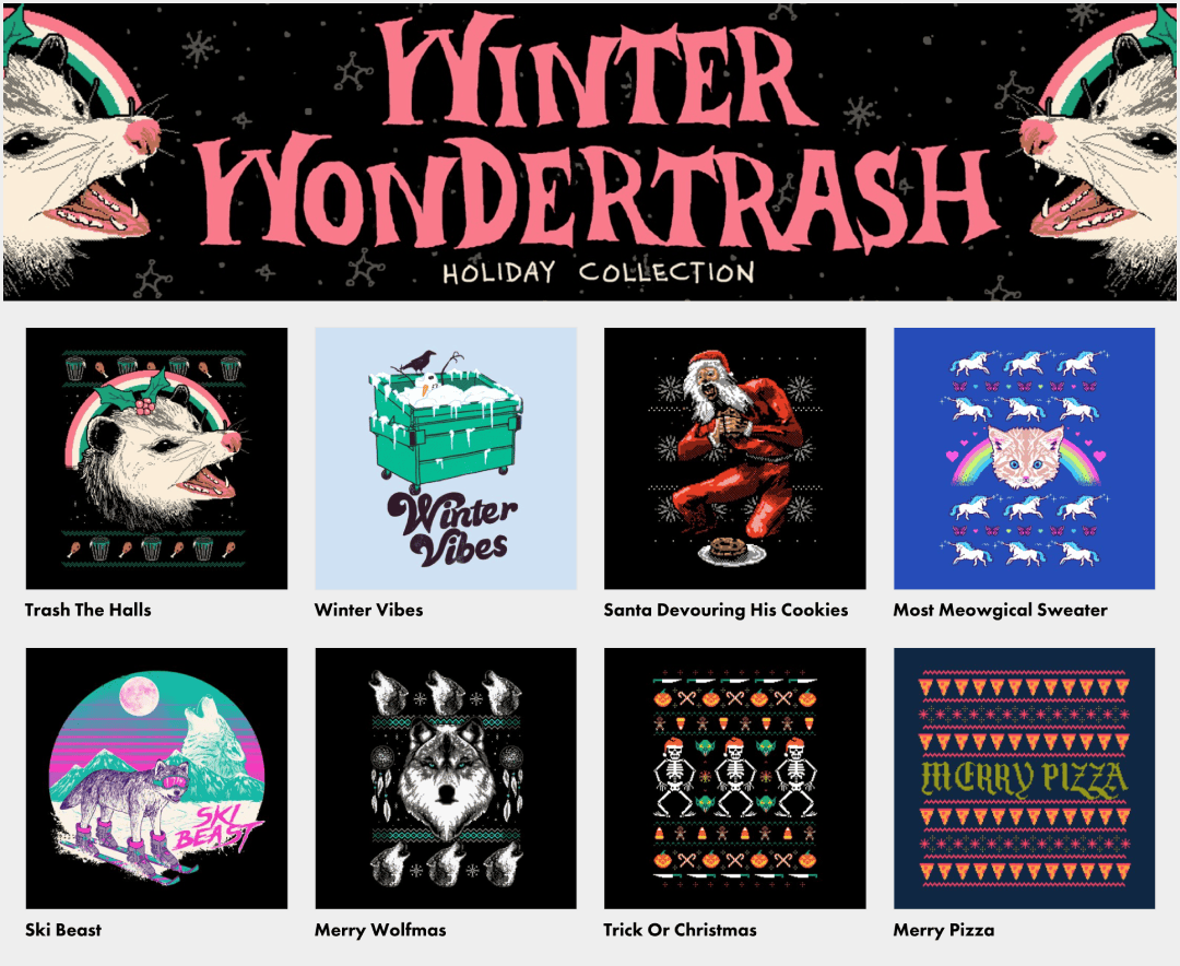 Hillary White Rabbit: Winter Wondertrash