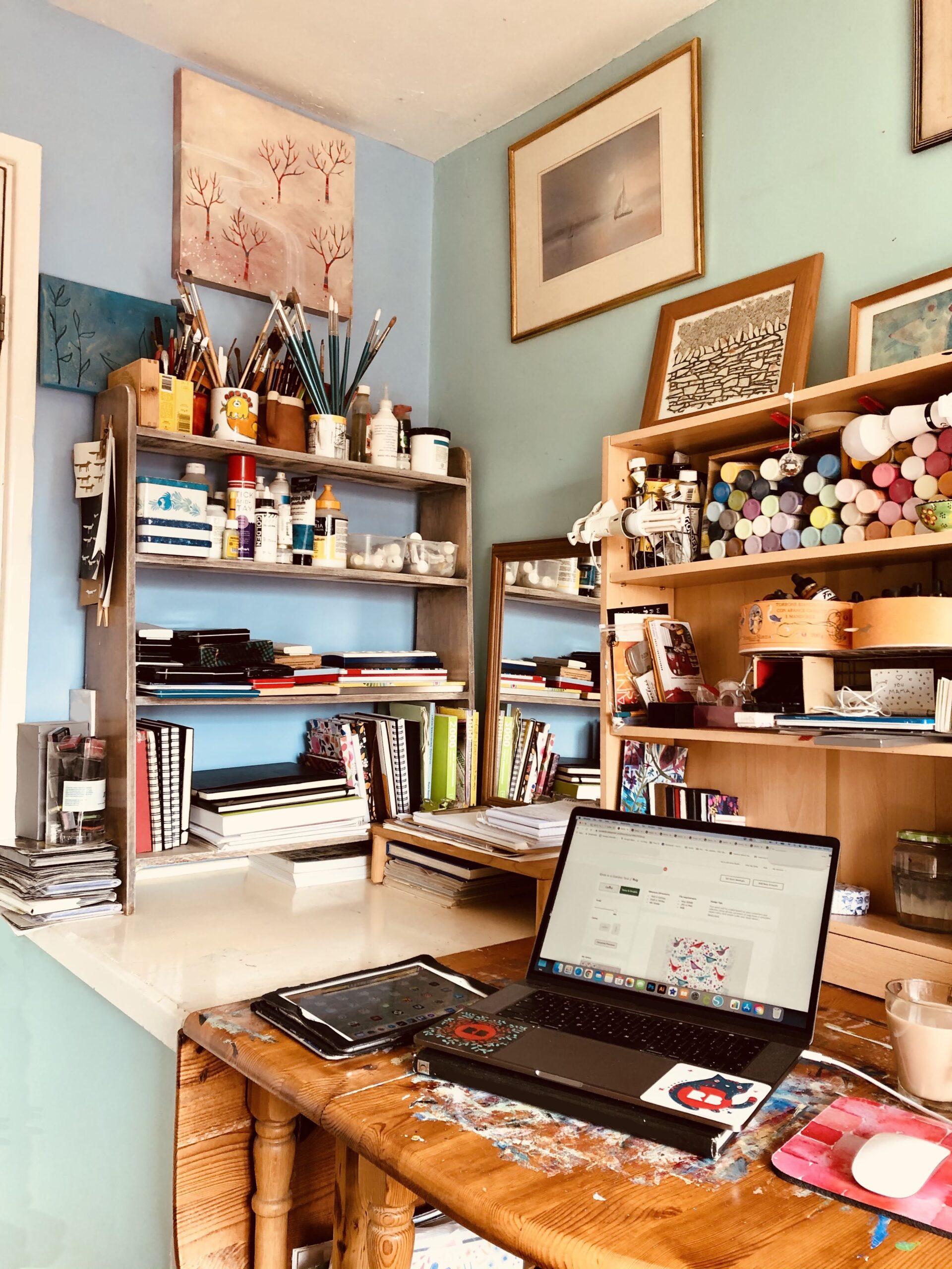 Nic Squirrell Creative Workspace