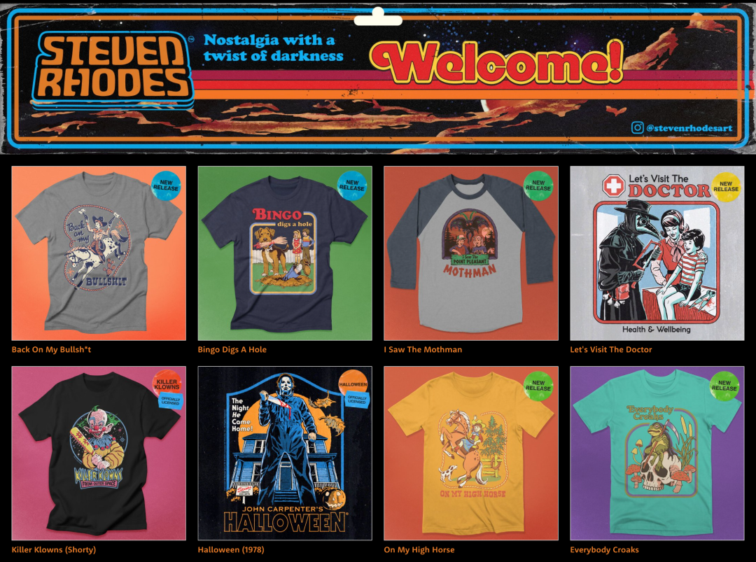 Steven Rhodes Artist Shop