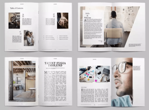 Editorial Design Creative Rocket