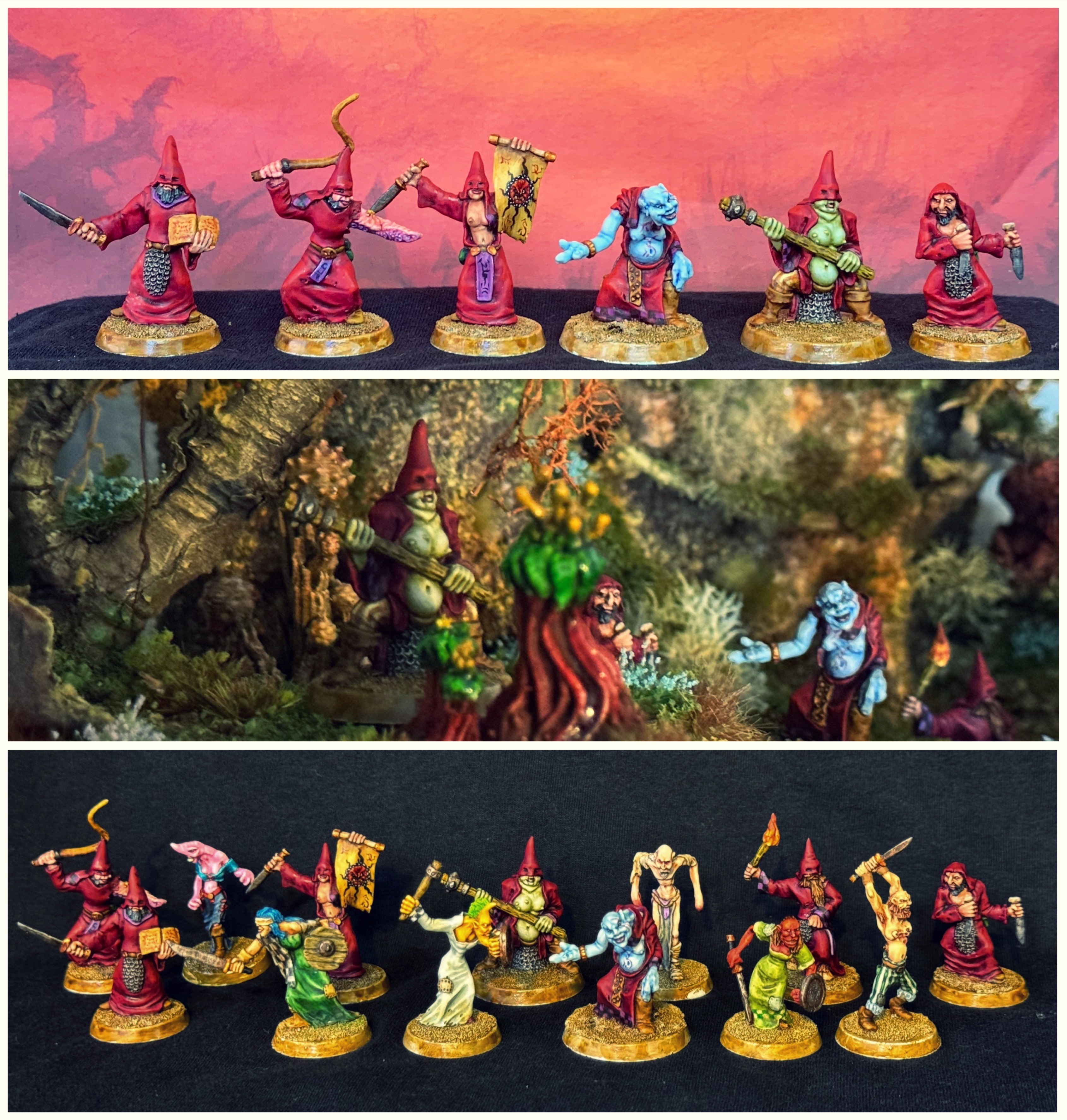 Mutant Cultists Set - 19 minis!  A coven of cultists ranging from mutant peasants through to corrupted aristocracy...