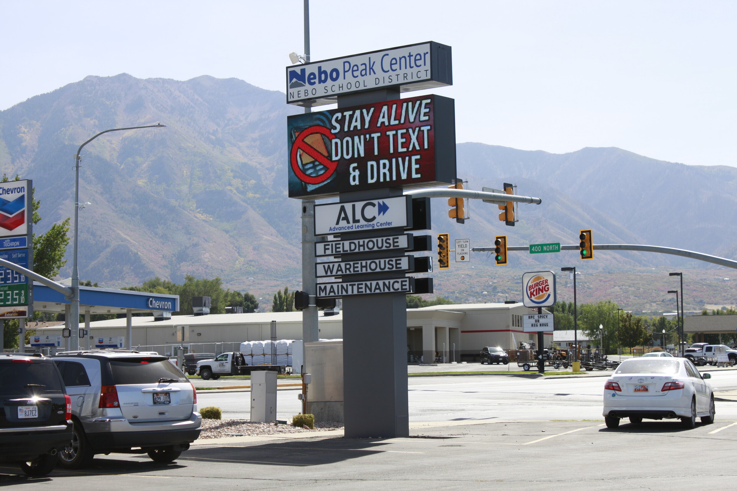 Nebo Peak Center Digital Display Sign