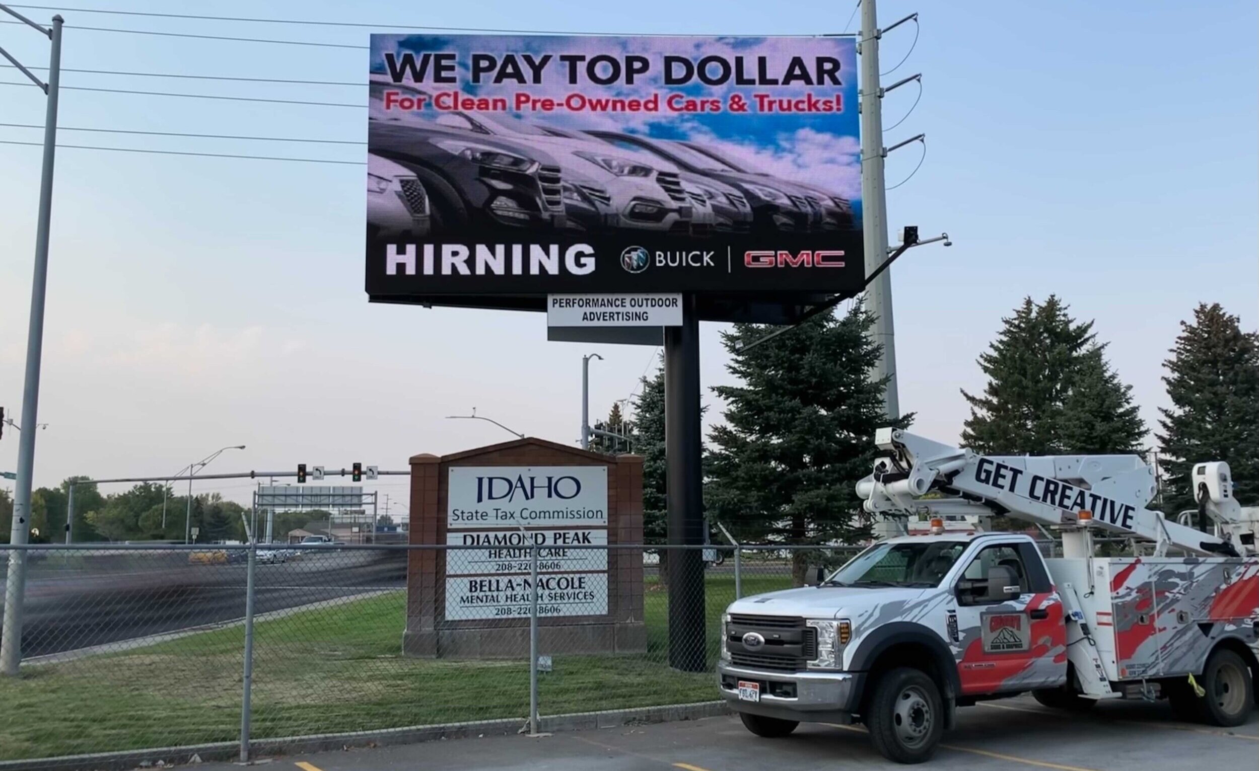 Large EMC Billboard