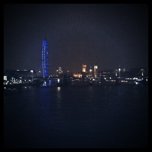 There's probably someone on the London Eye right now trying to take a picture with the flash on.