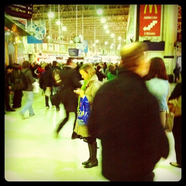 I have no idea who she is, but she stood there for long enough for me to take several attempts at this image without freaking her out