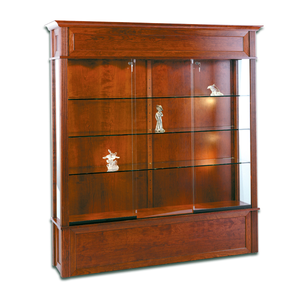 Tecno Wood Veneer Wall Showcase Real Wood Veneer Free Standing Wall Showcase Creative Store