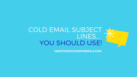 cold email subject line