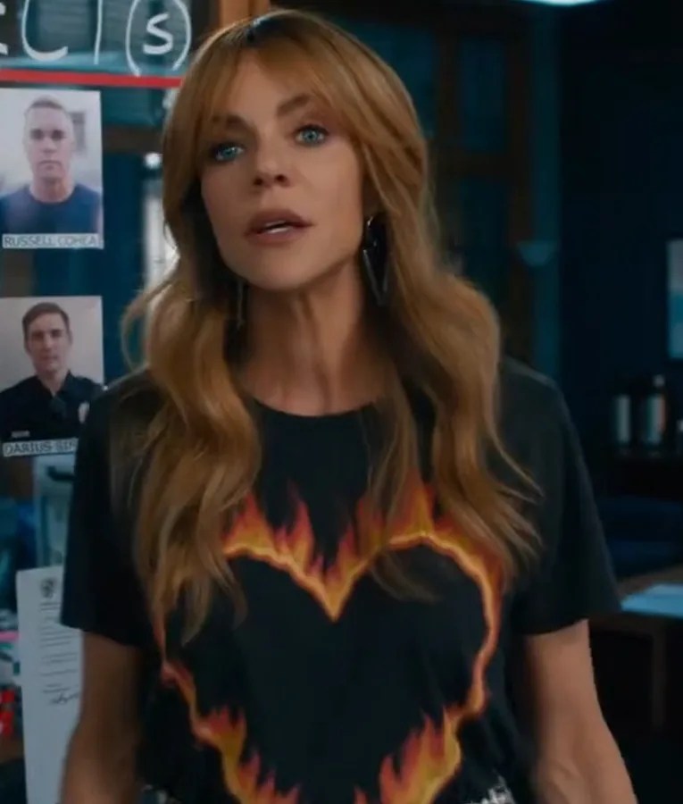 High Potential Morgan Croft Fire Heart T-Shirt - CreativeTDesign
