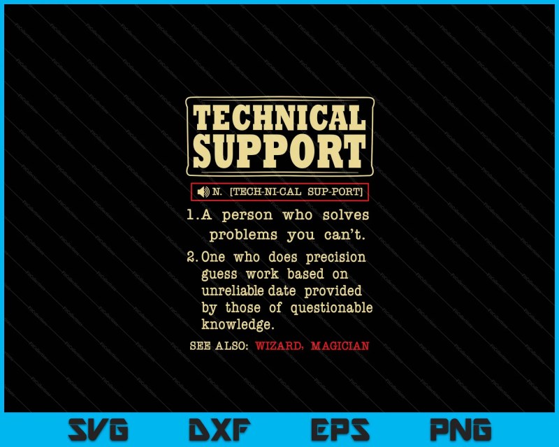 Tech Support Definition Mug Funny It Computer Geek Nerd Wizard Magic - Colorful Texture Collection - Ultra HD Quality