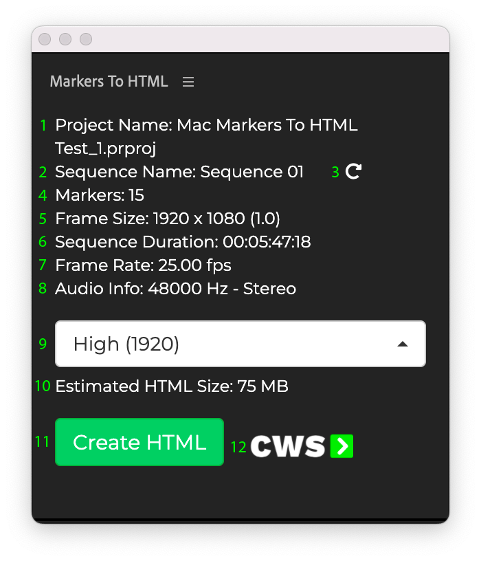 Markers-To-HTML-UI-With-Numbers