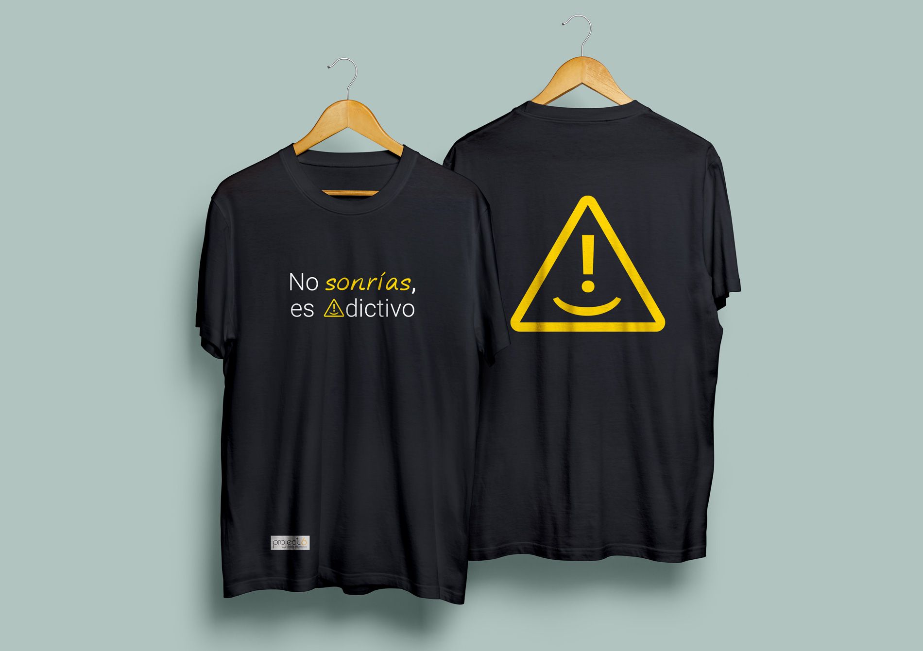 camiseta marketing directo #adiccionpositiva no sonrias concieciacion
