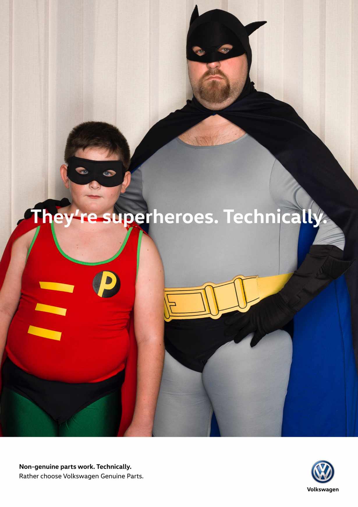 superheroe tecnicamente volkswagen campaña repuesto