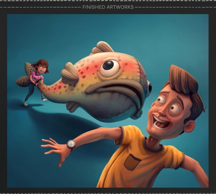 diseño de personajes Sergio Edwards creatividad