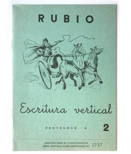 RUBIO celebra su aniversario con una edición limitada de su cuaderno vintage “Escritura 2”