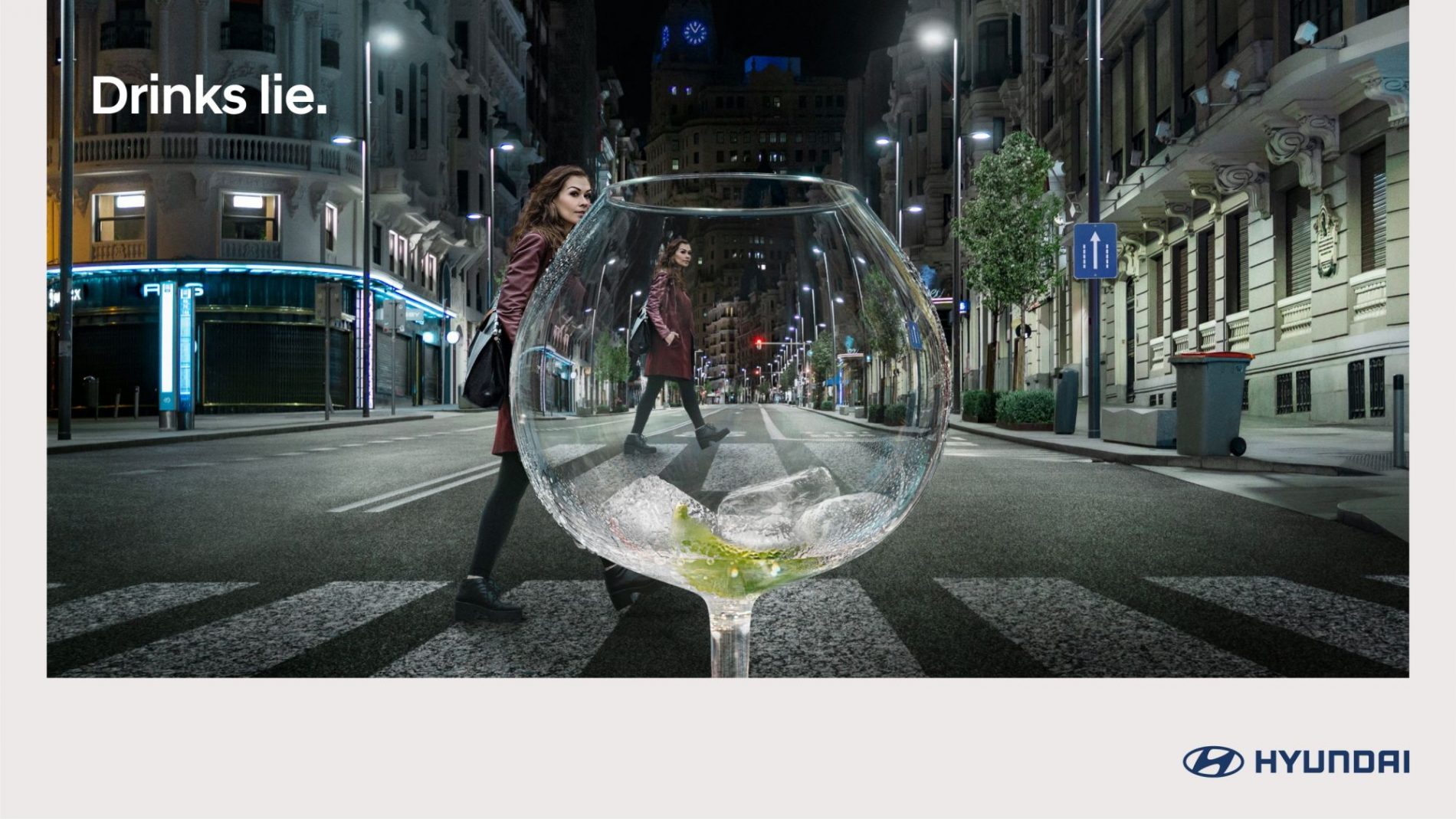 campaña de HYUNDAI: Beber miente
