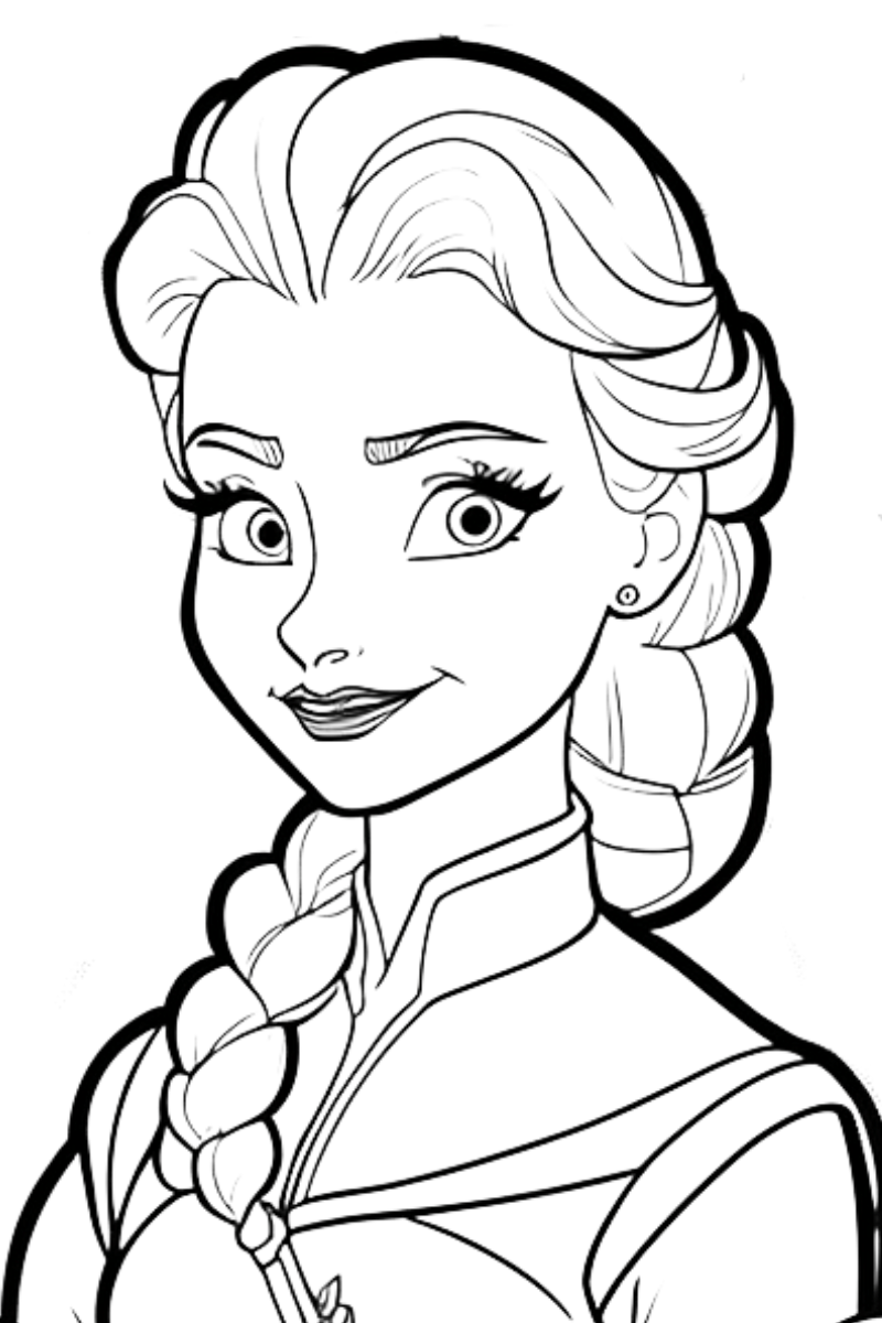 Elsa coloring pages