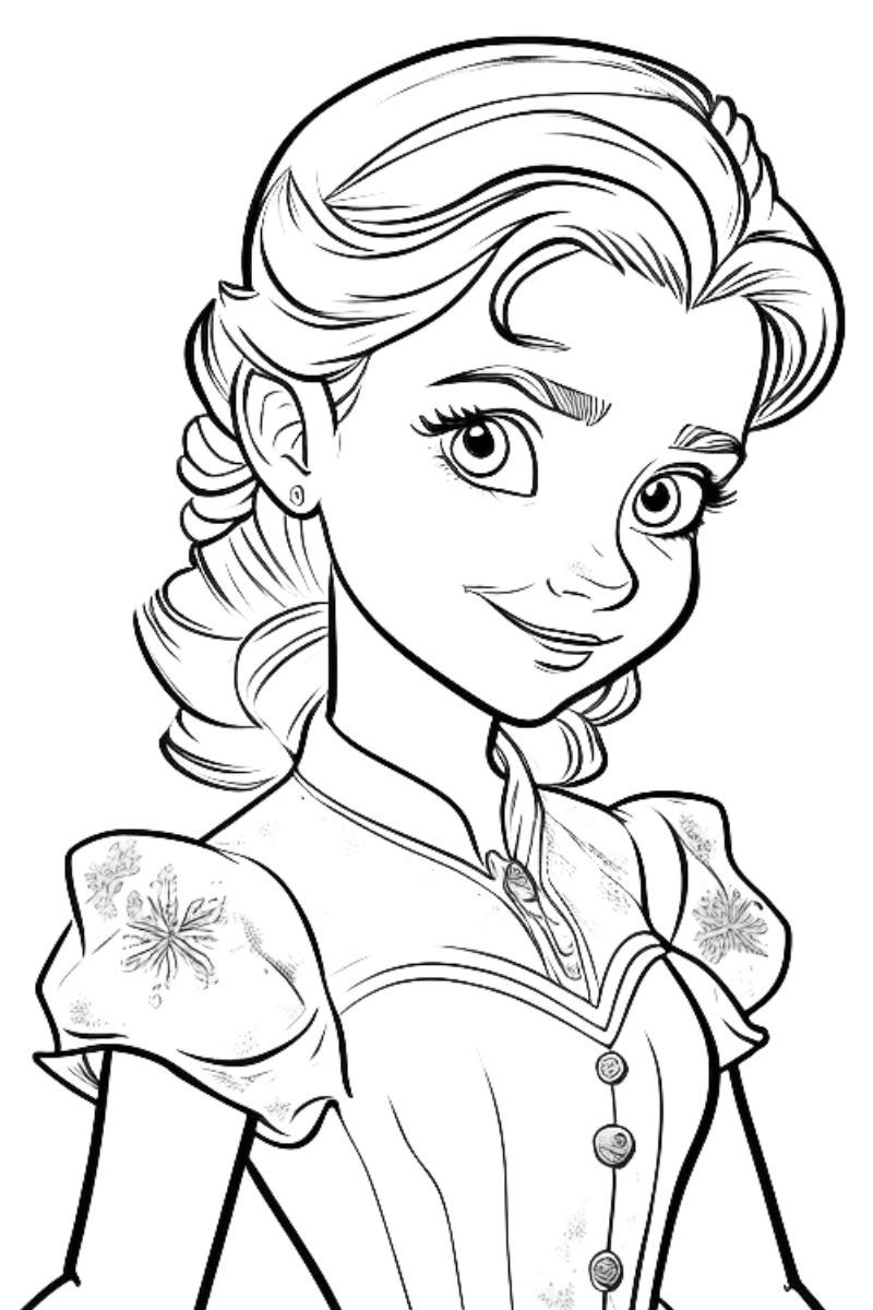Elsa coloring pages