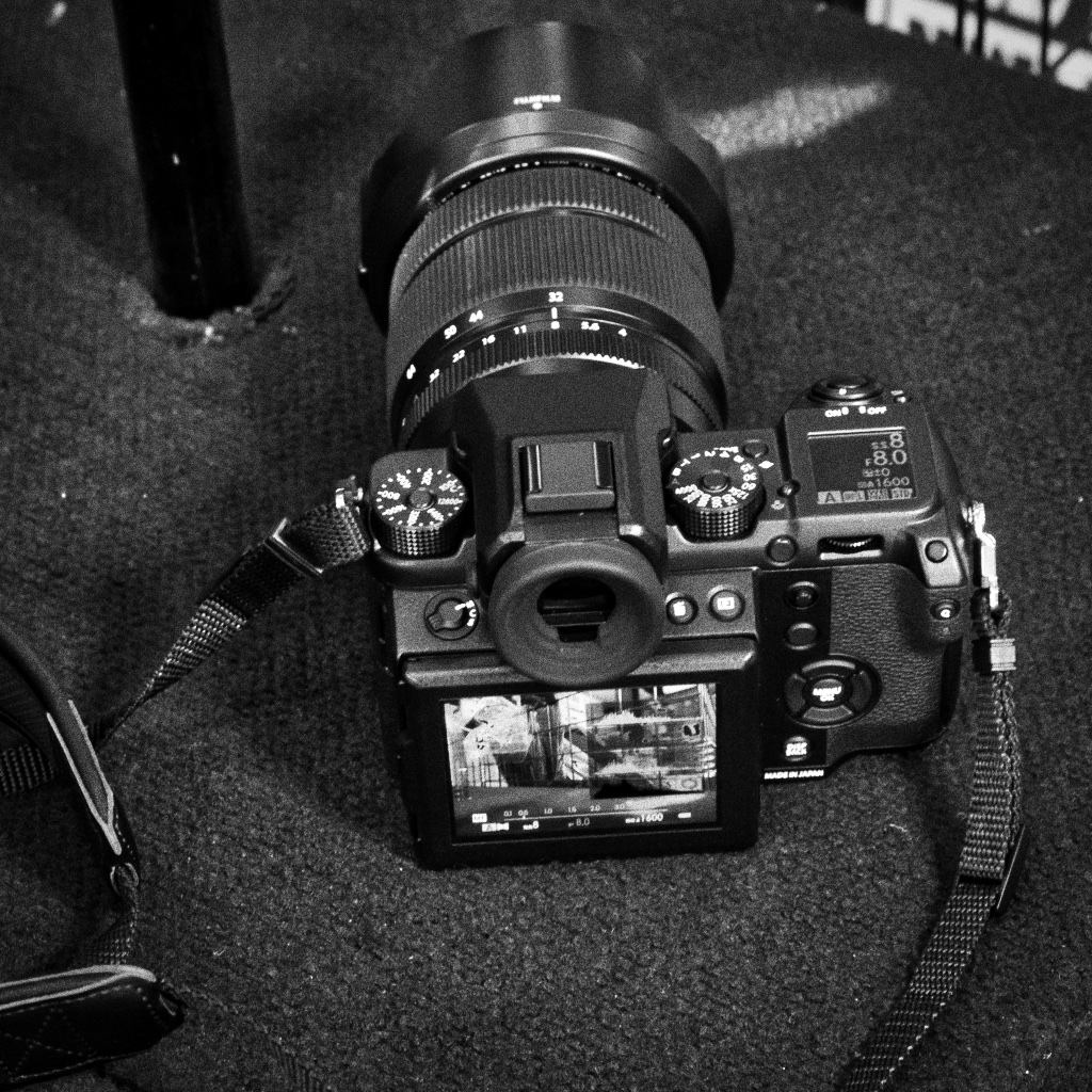 The GFX 50S's histogram overlay is very useful too.