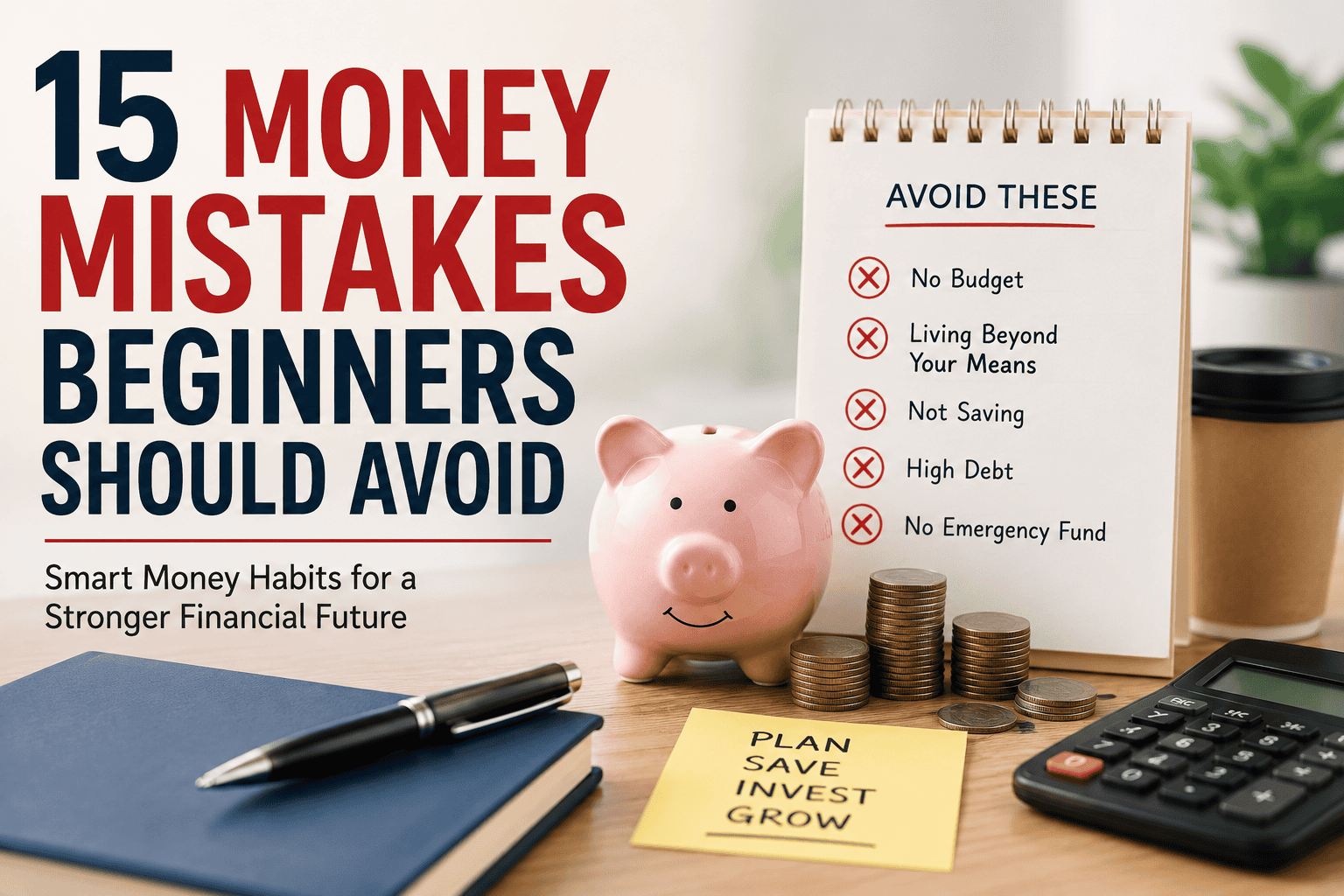 15 Money Mistakes Beginners Should Avoid (Complete Guide)