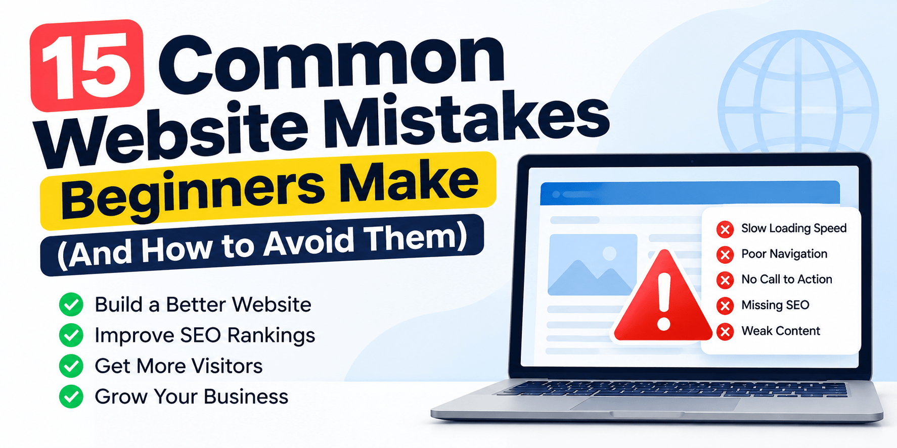 common website mistake