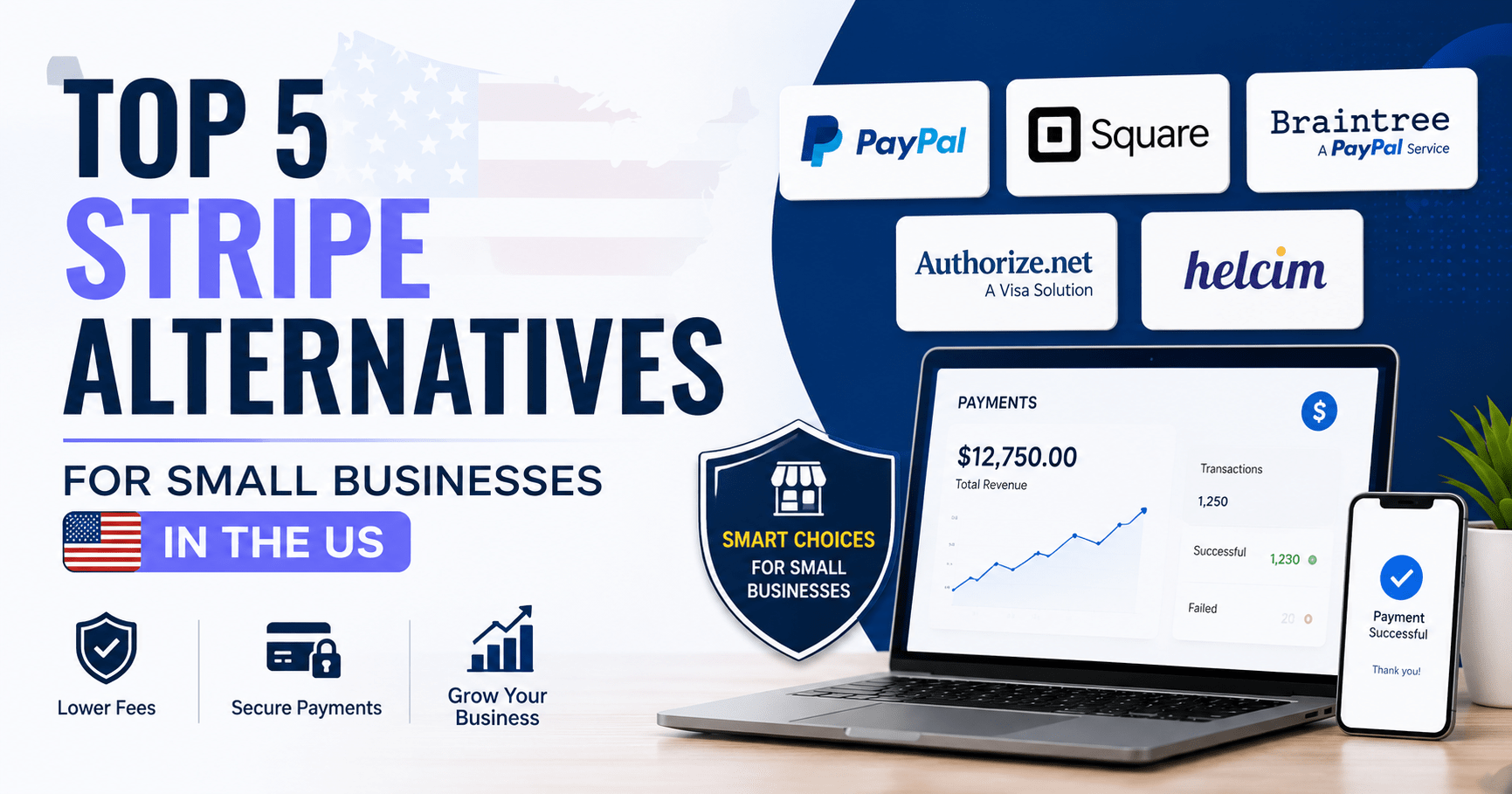top 5 stripe alternative