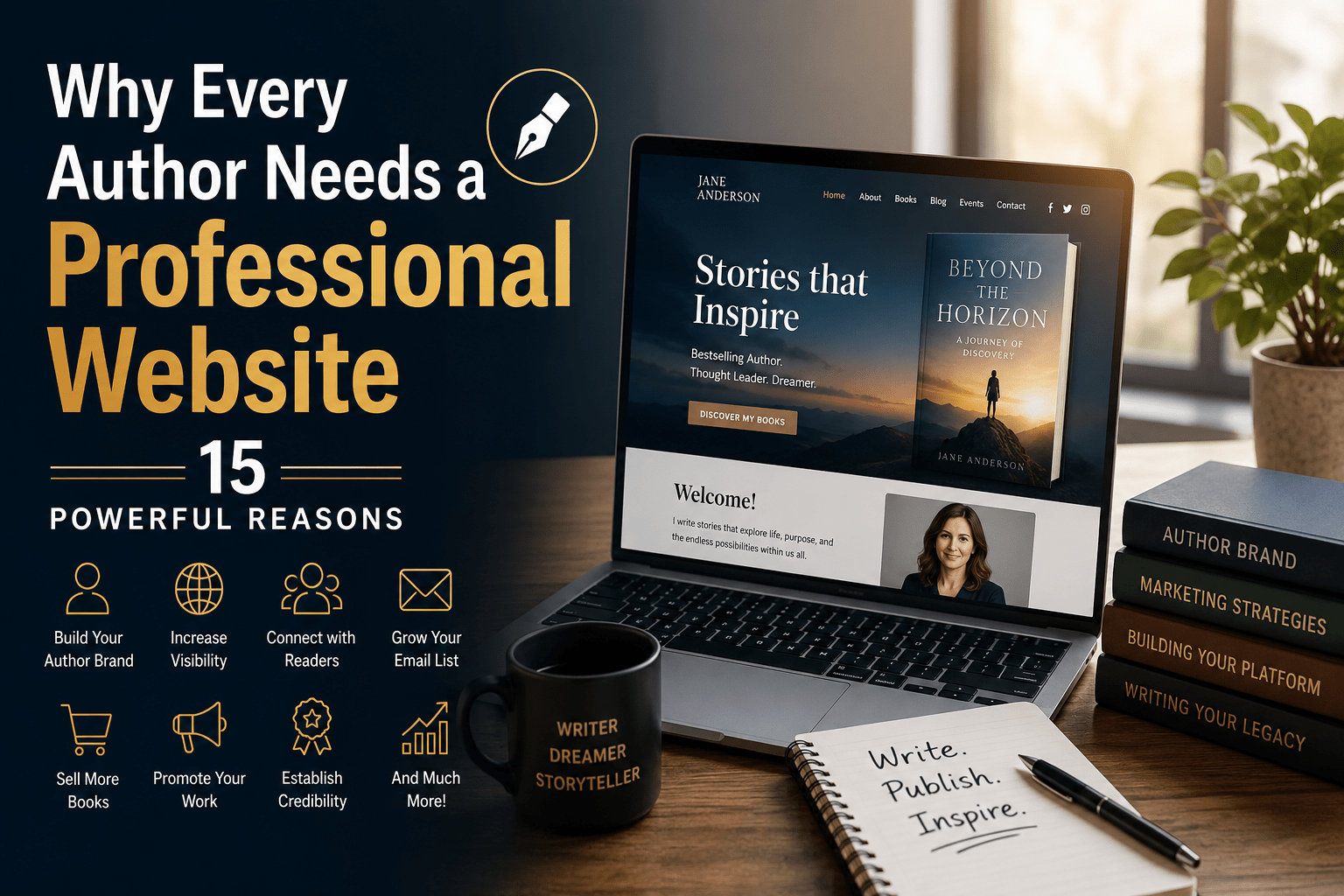 why every author needs a website