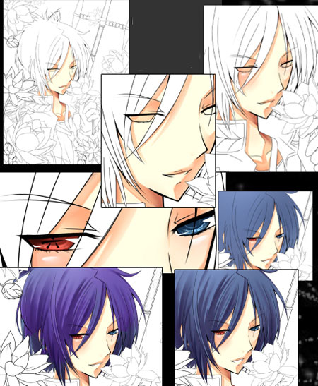 как нарисовать аниме в пейнте